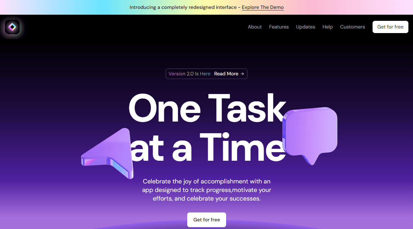 Light Saas Landing Page